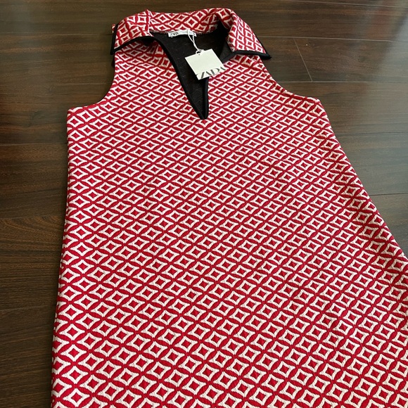 Zara Pinafore Mini Dress - Picture 3 of 9